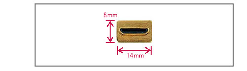 HM-AC-1.8M HDMI TypeC 正面図