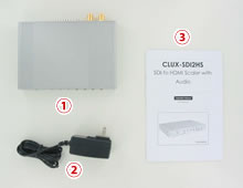 CLUX-SDI2HS 付属品