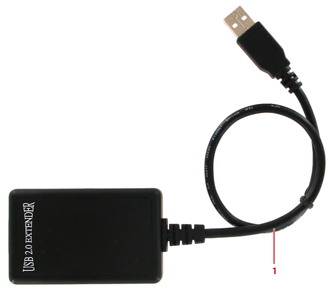 USB2-EX60 送信機上面