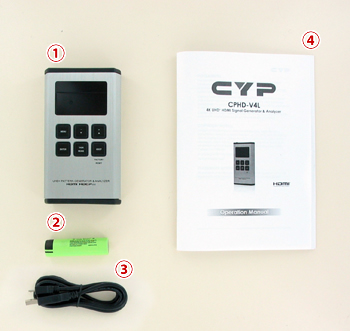 CPHD-V4L 付属品