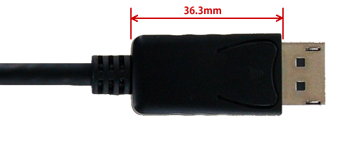 DP2HDMM1MB DisplayPort側 上面