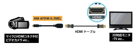 HM-AFDM-03MEL接続図