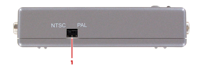 コンポジット変換器：CPT-385AMN 前面図