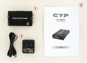 CP-300VD 付属品
