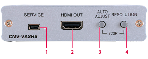 CNV-VA2HS製品詳細 - VGA+音声 to HDMIビデオスケーラー|切替器.net