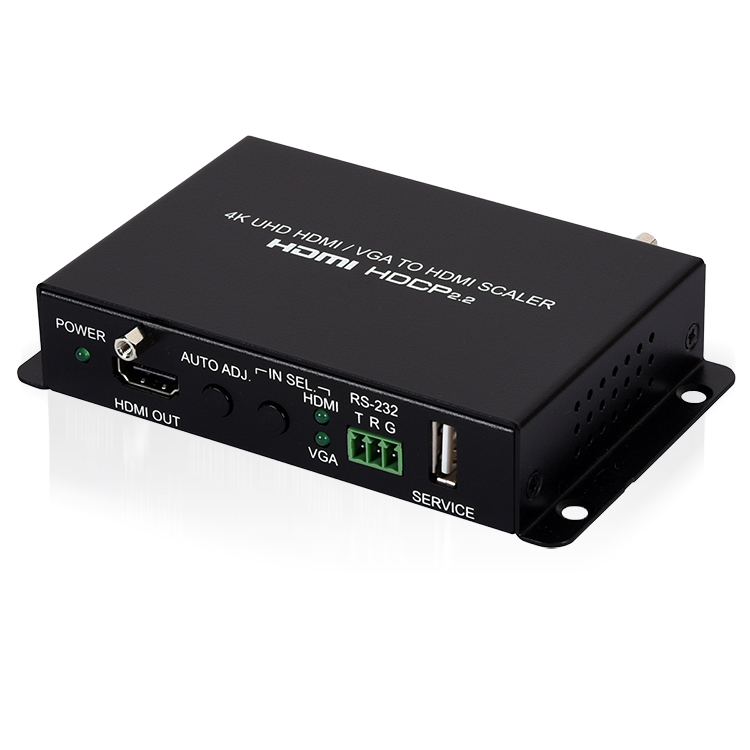 CSC-107製品詳細 - 4K60対応 2入力1出力VGA HDMI to HDMIスケーラー