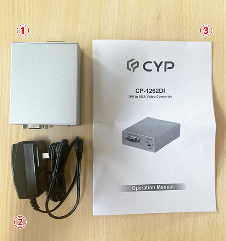 CP-1262DI 付属品