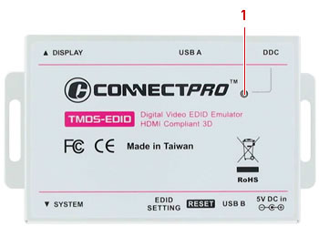 TMDS-EDID製品詳細 - 3D対応HDMI EDID信号保持機（エミュレーター 