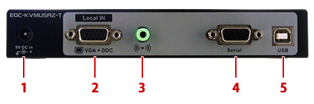 EOC-KVMUSA2製品詳細 - RS232 / AUDIO対応USBコンソール延長器|切替器.net