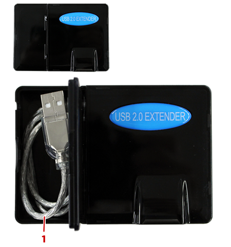 USB2-EX60 送信機 上面