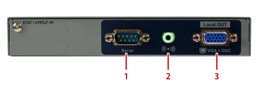 EOC-VAS2製品詳細 - DDC対応VGAエクステンダー（+オーディオ/RS-232