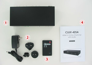 CLUX-42SA 付属品