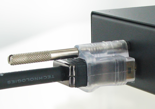CSC-5500R　HDMIケーブル抜け防止ロック取付対応